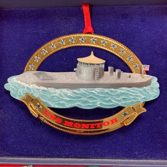 NWT USS Monitor Christmas Ornament. - Picture 3 of 14